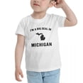 thumbnail image 3 of I'm A Big Deal in Michigan Cute Toddler T Shirts for Boys Girls (White, 2T), 3 of 5