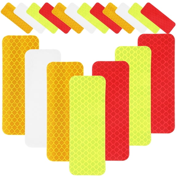 40pcs Reflector Tape High Visibility Reflective Tape Trailer Reflective Tape Decal Supply