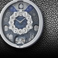thumbnail image 5 of Seiko Glittering Starry Night Melodies in Motion Musical Clock, Quartz, Analog, QXM379SRH, 5 of 7