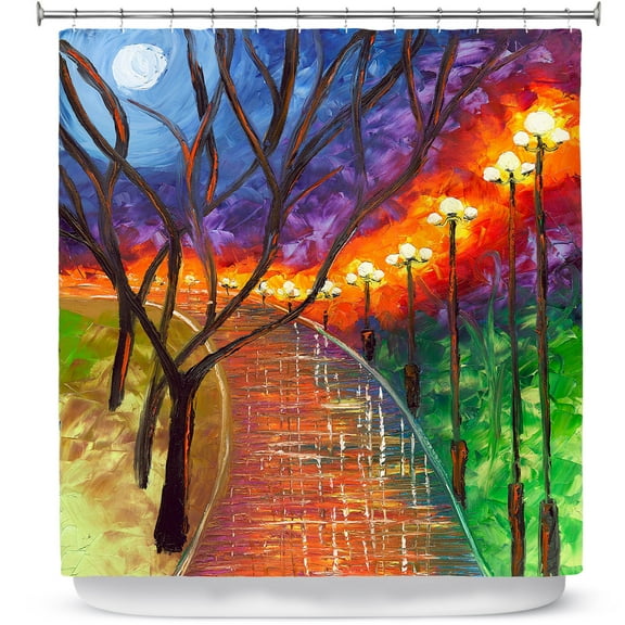 Shower Curtains 70" x 84" from DiaNoche Designs by Jessilyn Park - Never Alone
