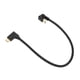 thumbnail image 4 of Mecanografíe al varón del cable de datos de C al cable de extensión de datos de carga rápido masculino 10Gbps del codo 4K 60Hz 11.8in, 4 of 8