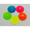 thumbnail image 3 of U8MO 50 Neon Colour Flatback Acrylic Round Rhinestone Gems 20mm No Hole Wholesales-Neon Red, 3 of 8