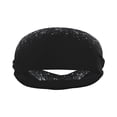 thumbnail image 2 of Wukai Silver Glitter1 Sports sweatband,Men & Women Sweatband Headband for Running, Cross Training, Racquetball, Working Out, 2 of 7