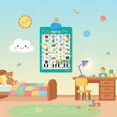 thumbnail image 3 of Interactive Phonics Learning Wall Chart for Children – English and Spanish, featuring songs, letters, numbers, animal vocabulary, and a piano, a bilingual toy with interactive touch buttons., 3 of 7