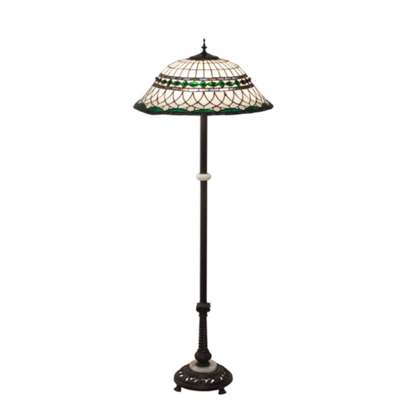189107 Meyda 62" High Tiffany Roman Floor Lamp