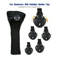 thumbnail image 4 of Equipo de Golf 3pcs Golf Head Covers Driver Fairway Woods Headcovers Accesorios de golf Tomshoo  Equipo de Golf, 4 of 7