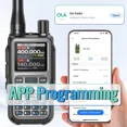 thumbnail image 4 of UV-5R Mini Ham Radio Long Range Handheld Two Way Radio NOAA Weather Radio Dual P, 4 of 5