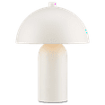 thumbnail image 3 of Bouclair White Metal Mushroom Lamp, 3 of 8