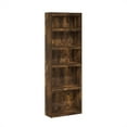 thumbnail image 5 of Furinno JAYA Enhanced Home 5-Tier Shelf Bookcase, Amber Pine, 5 of 6