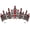Black & Red, variant on Gold Crown for Women Wedding Tiara for Women Queen Crown Crystal Tiara Crown Wedding Tiaras for Bride Royal Princess Crowns for Flower Bouquets Quinceanera Headpiece for Birthday Prom Pageant