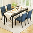 thumbnail image 2 of Gymax 4PCS Tufted Dining Chairs Upholstered Kitchen Armless Side Chairs w/Padded Seat, 2 of 10