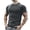 Grey, variant on Man Elastic Workout Gym Muscle Shorts Sleeve Shirts Athletic Warm Keepting Casual T Shirts For Men