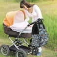thumbnail image 6 of Gaeub Blue Excavator Print Mummy Diaper Bag Backpack,Durable Maternity Baby Nappy Casual Shoulder Bags,Travel Hiking Outdoor Pack, 6 of 6