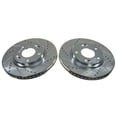 thumbnail image 2 of Power Stop Front Pair of Drilled and Slotted Brake Rotors JBR1904XPR, 2 of 4