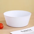 thumbnail image 1 of Nvzi Cereal Bowls Wheat Straw Fiber Salad Bowls Lightweight Unbreakable Dinner Bowls -4pcs，White, 1 of 5