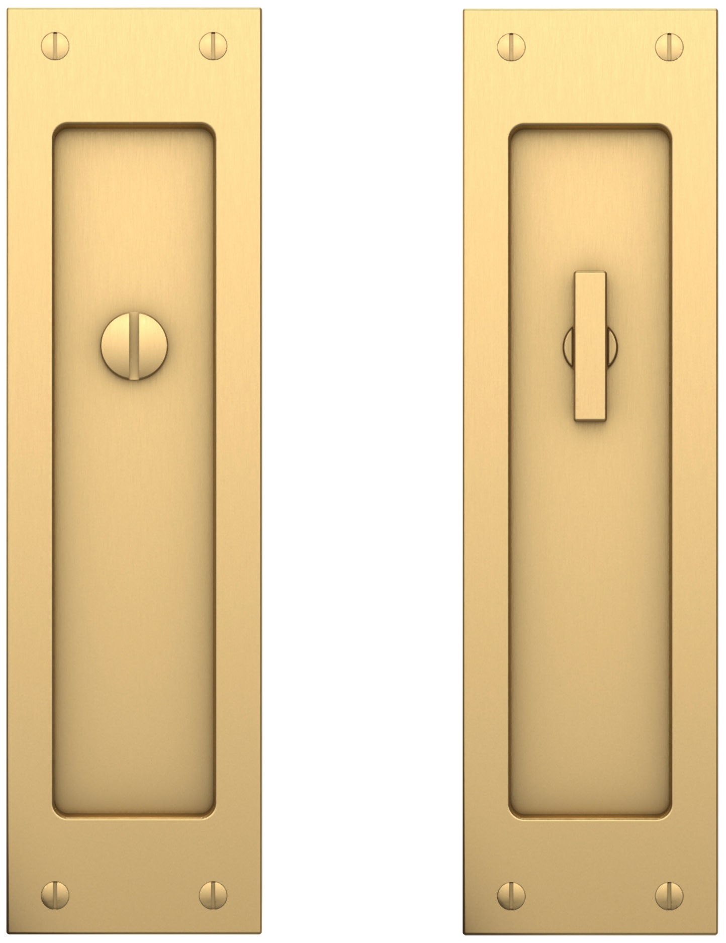 Baldwin Pd005.Priv Santa Monica Privacy Pocket Door Lock From The Estate Collection - - image 5 of 7