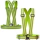 thumbnail image 1 of Chaleco reflectante (juego de 2) - ligero, ajustable y elástico - Seguridad y alta visibilidad para correr, trotar, caminar, andar en bicicleta - Chaqueta de moto / Equipo de carreras / Camisa LingWen 8390613732637, 1 of 1