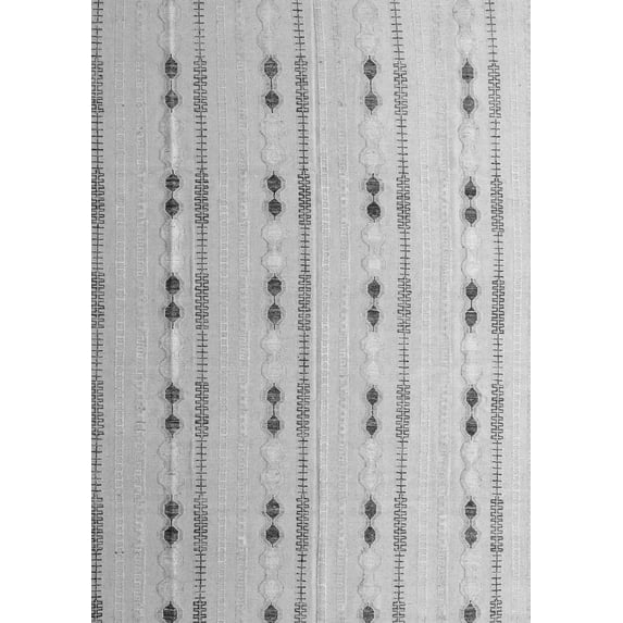 Ahgly Company Indoor Rectangle Abstract Gray Modern Area Rugs, 8' x 10'