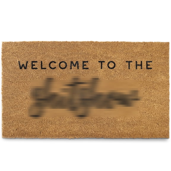 Welcome to The Shitshow Doormat 30x17 Inch Welcome Mat Outdoor Coir Door Mat