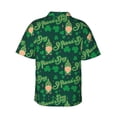 thumbnail image 3 of Haiem St Patrick's Day9 Printed Hawaiian Shirt for Men - Men’s Casual Beach Summer Shirts - Stretch Fabric with Modern Fit-Small, 3 of 9