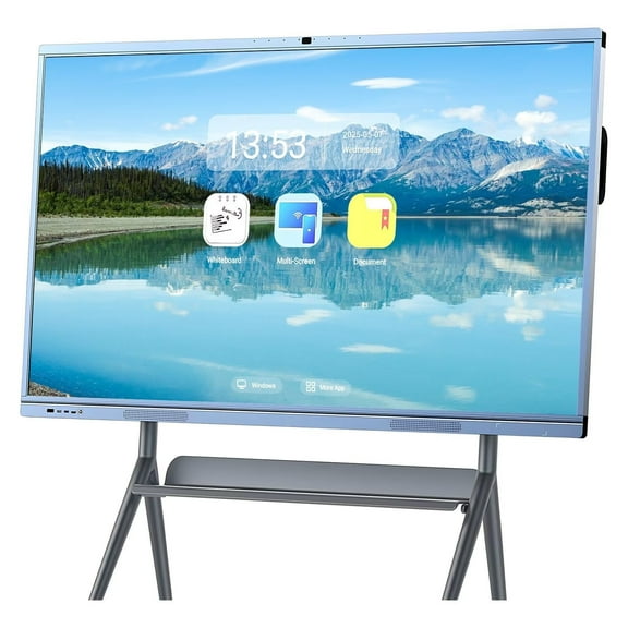 JYXCN Smart Board, 4K 65" Touch Screen Dual System Electronic Calendar All-In-One Smartboard for Schools & Offices