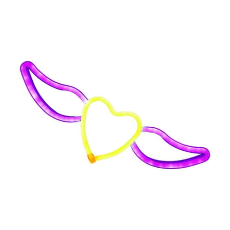 

Ankishi Angel Wing Neon Lights Wing LED Neon Sign Battery USB Operated Backplane Night Lamp For Kitchen Restaurant Wall Christmas Birthday Gifts first-rate