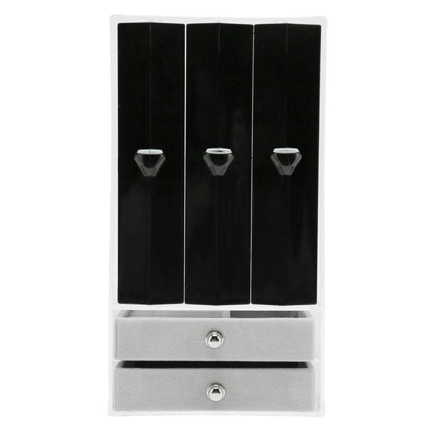 Soporte Para Colgar Pendientes, 5 Cajones, Caja De Almacenamiento Para Tachuelas, Forro De Flocado, Carcasa De Acrílico, Protección Multifuncional, Duradero Para Arreglos De ANGGREK Ear Studs Hanging Box