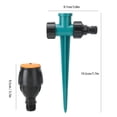 thumbnail image 4 of Durable Water Sprinkler, 360 Degrees Rotating Irrigation Sprinkler, Adjustable Lawn Trees Shrubs For Home Garden, 4 of 8