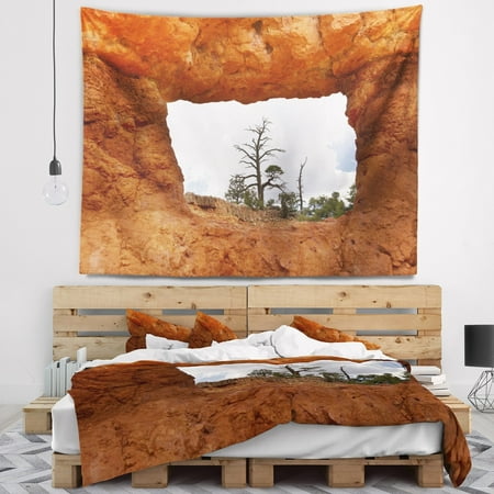 Design Art Designart Sky Through Red Canyon Window Contemporary Landscape Wall Tapestry Design Art Designart Sky Through Red Canyon Window Contemporary Landscape Wall Tapestry