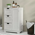 thumbnail image 5 of Aukfa 11.8" Storage Cabinet,Freestanding Cabinet with 3 Drawers - Porcelain, 5 of 7