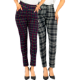 thumbnail image 1 of Set De 2 Leggings Elegantes Jegging Mujer a Cuadros Stretch Looks Formal y Casual Mayón Mallones, 1 of 5