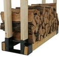 thumbnail image 4 of WRITWAA 1Pc Multifunctional Firewood Storage Holder Iron Rack for Indoor Outdoor Black, 4 of 8