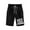 M190 Black, variant on Summer Girls Shorts Letter Print Elastic Waist Shorts With Pockets Fashion Daily Wear Teen Soft Clothes White Size 3-4 Years