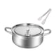 thumbnail image 3 of Sartén de acero inoxidable, utensilio de cocina con termómetro para freír pollo 24 cm, 3 of 9