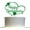 Green, variant on Happy Anniversary Glitter Cake Topper, Party Decorations, Sturdy Doubled Sided Glitter, Acrylic Stick (Red)
