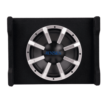 Jensen J10ASB 10" Subwoofer in Multi-Mounting Enclosure w/ Built-in Powered Amplifier, 14 lbs., New