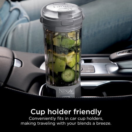 Ninja Blast 16 oz Portable Personal Blender with Leak Proof Lid and Easy Sip Spout, Smoothie Blender, Black BC100BK