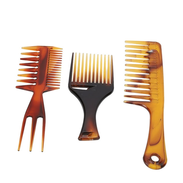 Hair Styling Comb, Smoothing Wide Tooth Professional Pick Comb PP for Hairdresser for Home Hair Salon