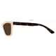 thumbnail image 5 of Gafas de sol Serengeti Rolla Rectangulares Nude con Classic Tort, 5 of 6