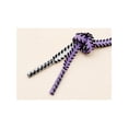 thumbnail image 4 of INSPIRE CHIC Flat Colorful Shoelaces Work Boot Laces Fashion Shoe Laces 2 Pairs Purple-Black 160cm/62.99", 4 of 4