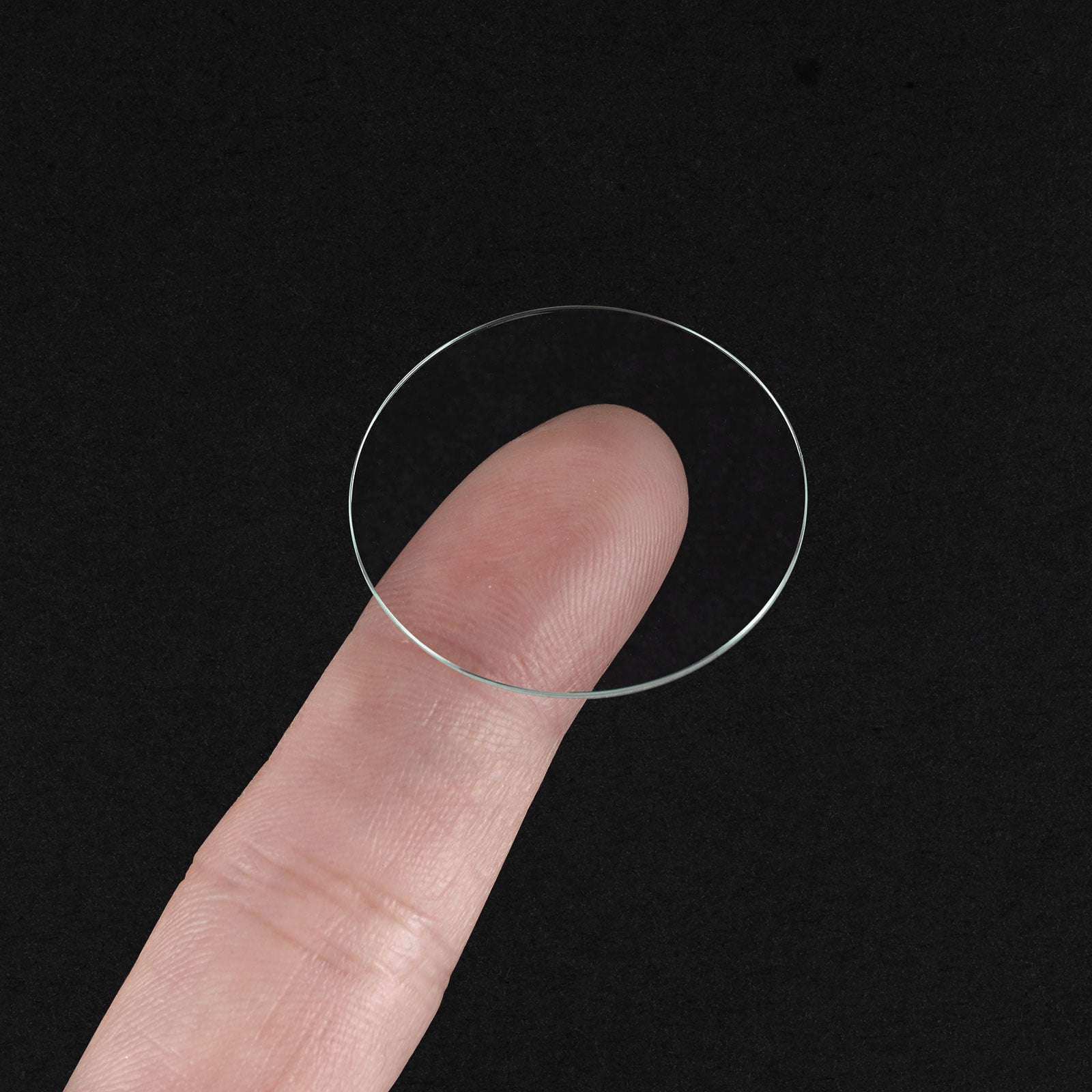 Unique Bargains Watch Glass Crystal Lens, Single Dome Round, for Watchmaker Repair 1.14mm 8Pcs