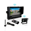 PYLE PLCMTR82WIR - Wireless Weatherproof Rearview Backup Camera & Monitor Video System, Commercial Grade, Night Vision Camera, 7'' Display, Dual DC 12-24V for Bus, Truck, Trailer, Van