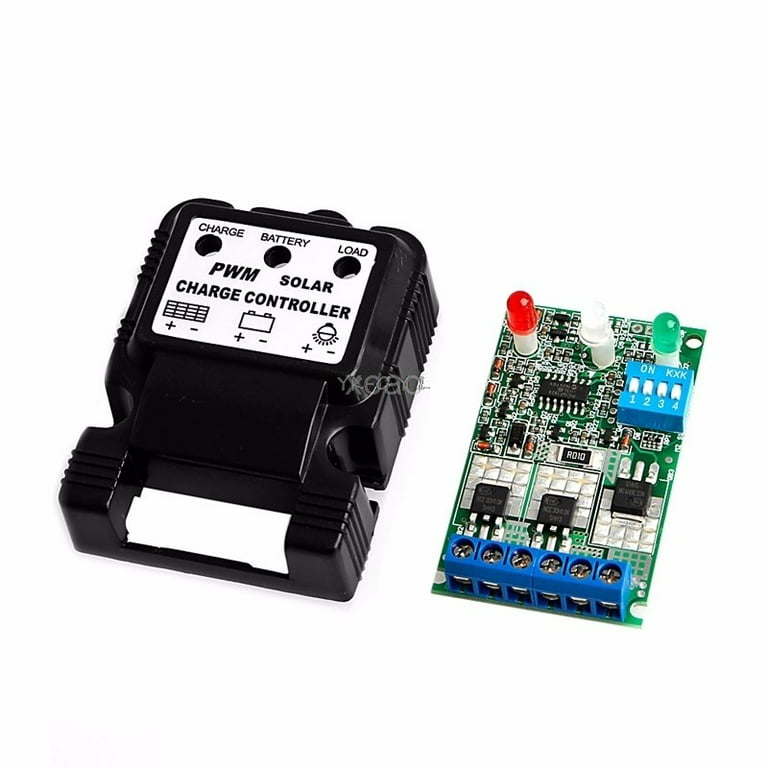 6V 12V 10A 3-Stage Solar Panel Charge Controller Regulator Pwm Battery  Charger 