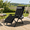 Black/Recliner, variant on LIFERECORD Zero Gravity Chair, Folding Portable Outdoor Camping Chairs with Cup Holder and Removable Cushion for Beach, Camping Sports, Patio, Swimming Pool, Black