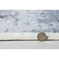 thumbnail image 4 of 6â€™ x 9â€™ Gray Distressed Marble Area Rug, 4 of 9
