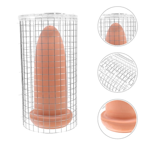 Amosfun Fish Spawning Breed Cone Pottery Clay Aquarium Fish Tank Accessories 1 Set