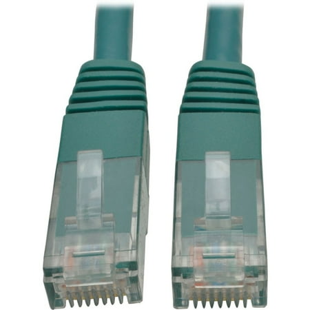UPC: 0037332201973 | Tripp Lite Cat6 Gigabit Molded (UTP) Ethernet Cable (RJ45 M/M) PoE Green 25 ft. (7.62 m)