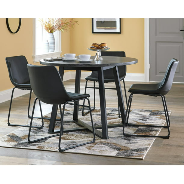 Signature Design By Ashley Centiar Gray, Centiar Counter Height Dining Room Table Marble