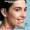 thumbnail image 3 of Viora Auriculares Traductores De Idiomas, Viora Ai Translator Earbuds, Waterproof Intelligent Touch Screen Open Ear Headphone, Ai Real Time Translation Earbuds for Travel, Learning, 3 of 7