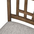 thumbnail image 5 of Santa Rosa Medium Brown 24 Inch Lattice Back Counter Chair-Set of 2, 5 of 9